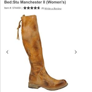 NWOT Bed / Stu leather distressed boots